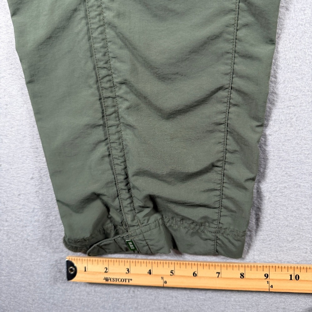 REI Sahara Womens 4T Olive Green Convertible Cargo Hiking Pants UPF 50 Nylon - Picture 7 of 14